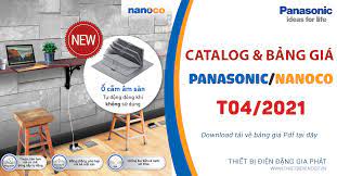 Catalogue Bảng Giá thiết bị điện Panasonic Mới Nhất năm 2021