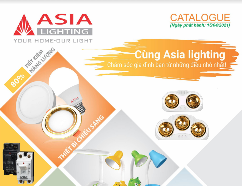 Catalogue Bảng Giá Đèn LED Asia Lighting 2021