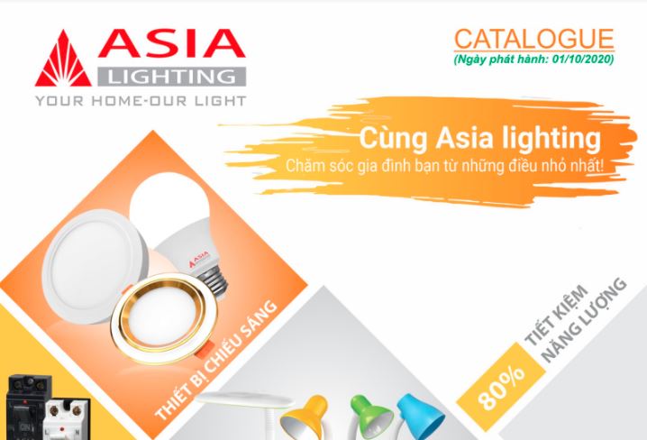 Catalogue Bảng Giá Đèn LED Asia 2020