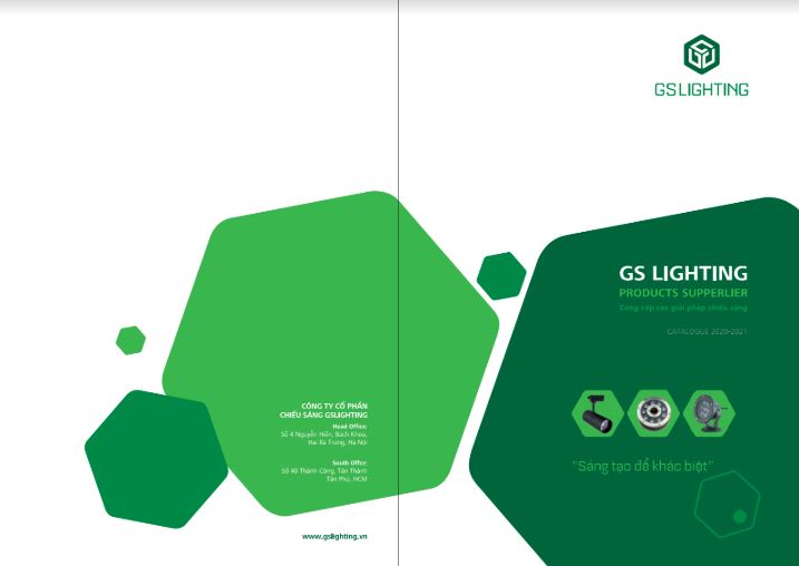 Catalogue Bảng Giá Đèn LED GS Lighting mới nhất năm 2021