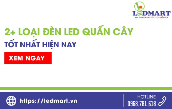 Tìm hiểu 2+ loại đèn led quấn cây tốt nhất hiện nay