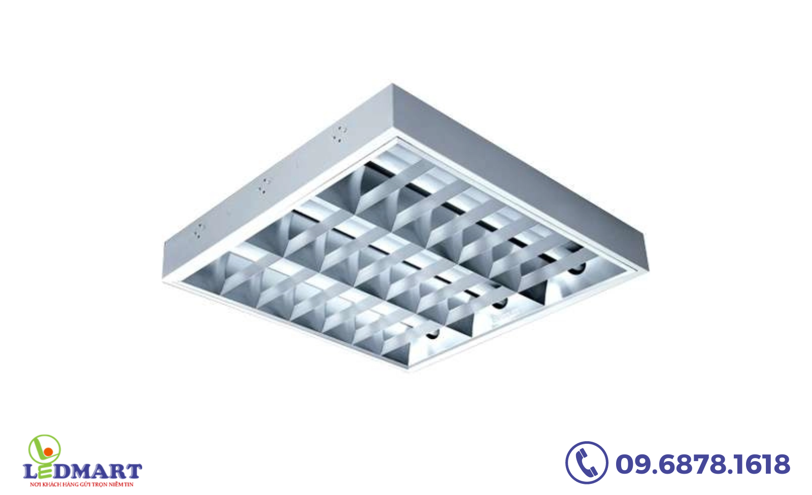 MÁNG ĐÈN LED ÂM TRẦN TÁN QUANG VOLIGHTING 600x1200 VOMAT8318B