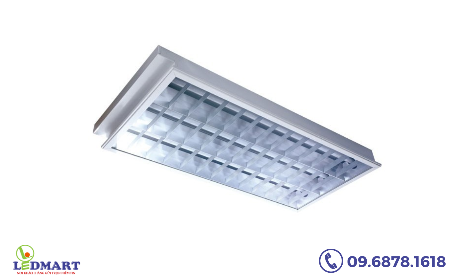 MÁNG ĐÈN LED ÂM TRẦN TÁN QUANG VOLIGHTING 600x1200 VOMAT8318A