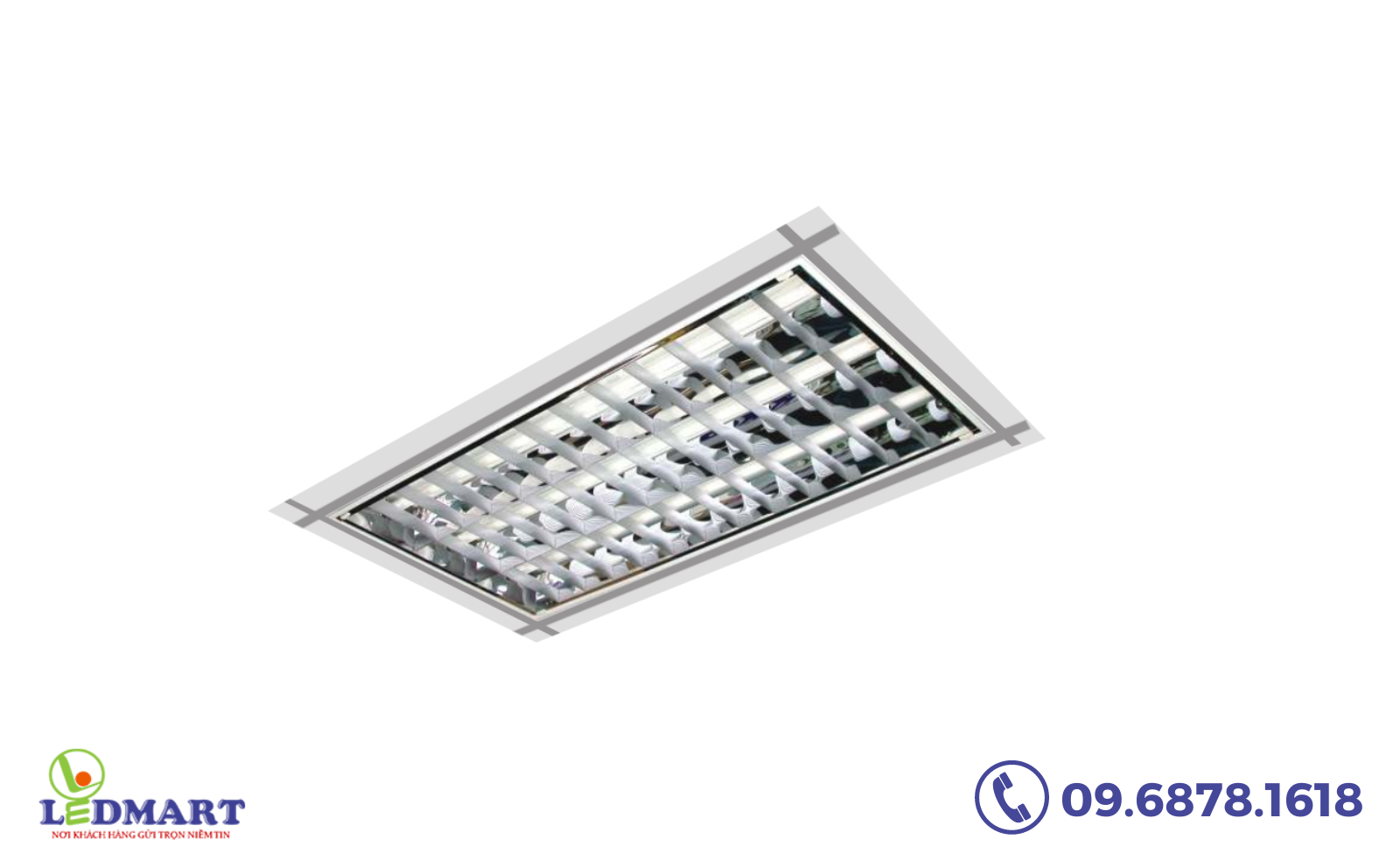 MÁNG ĐÈN LED ÂM TRẦN TÁN QUANG VOLIGHTING 300x1200 VOMAT8418A