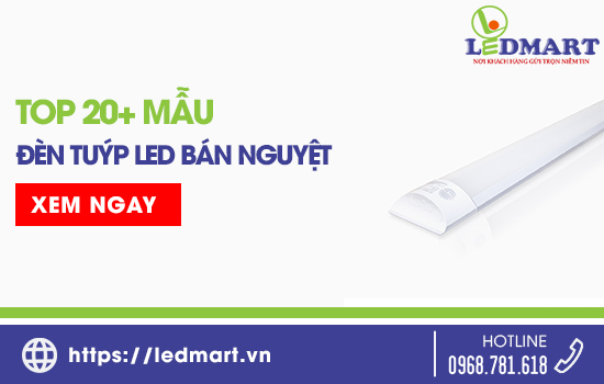 Đèn Tuýp LED Bán Nguyệt: TOP 20+ Mẫu đèn tuýp LED bán nguyệt 2023 2024